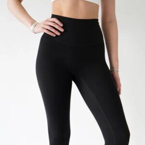 First Health Apparel Performance Leggings 28", Black, Size 10